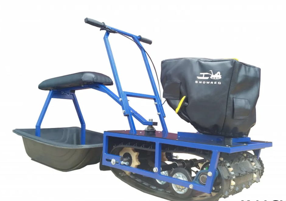 Мини-мотобуксировщик Альбатрос-М с фарой в Туле