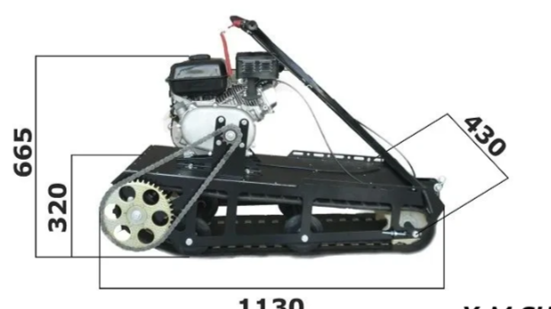 Мотобуксировщик XTREME-MOTORS "Конек-Горбунок" 6.5 л.с. в Туле