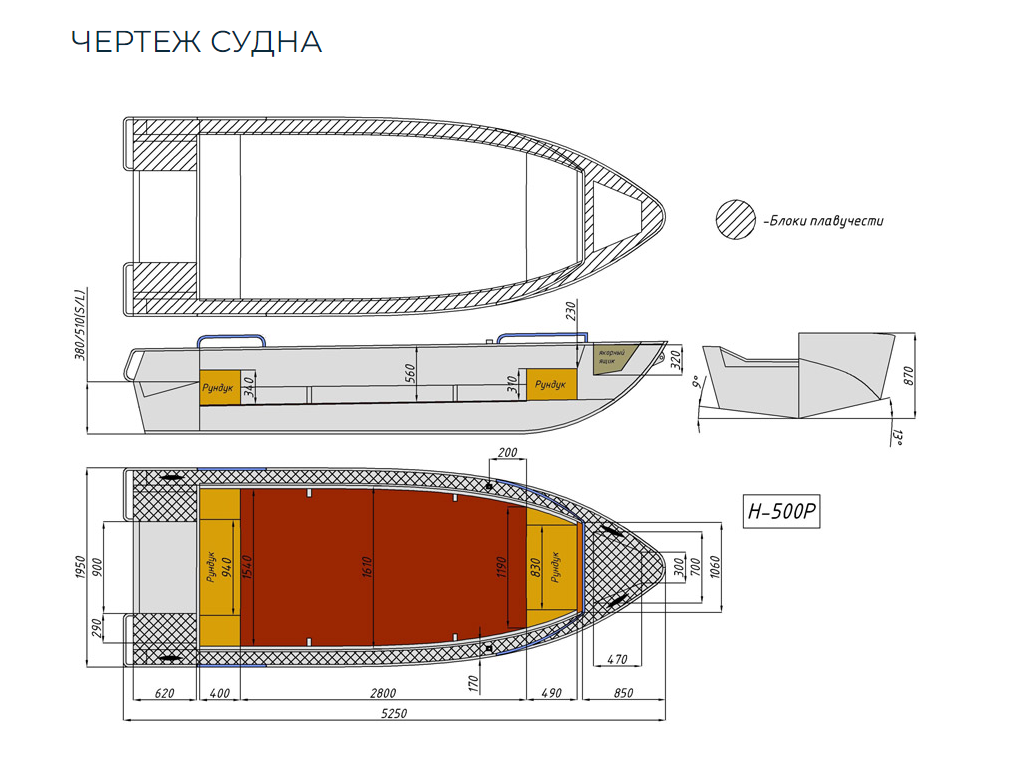 Алюминиевая лодка Неман-500 P в Туле