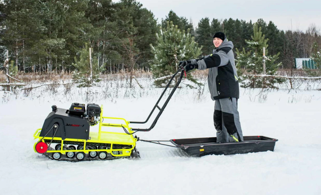 Мотобуксировщик Бурлак ХОЗЯИН-1 (капот ткань) в Туле