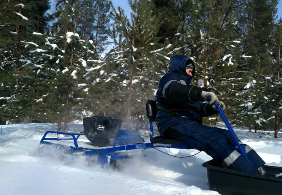 Мотобуксировщик толкач Альбатрос-XL8 с модулем. Без фары, тележки в Туле