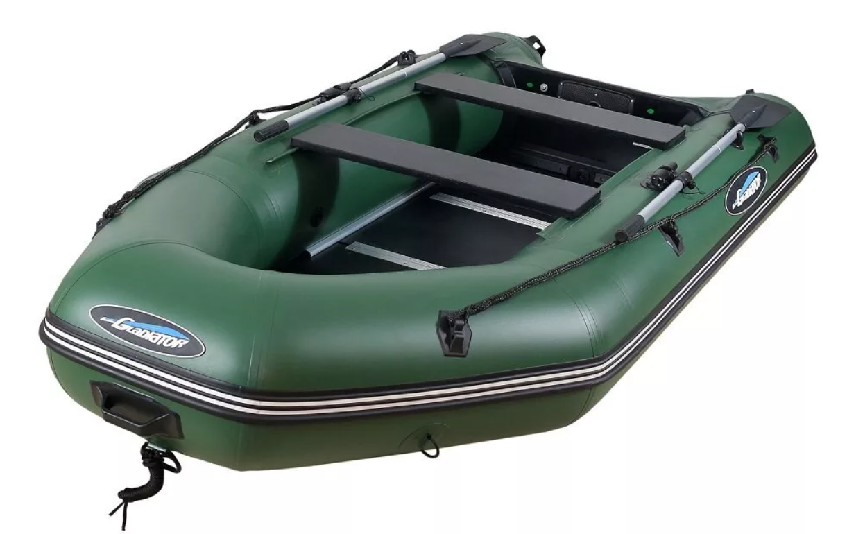 МОТОРНО-ГРЕБНАЯ ЛОДКА ПВХ GLADIATOR A 320 ТК С ФАНЕРНЫМ ПОЛОМ в Туле