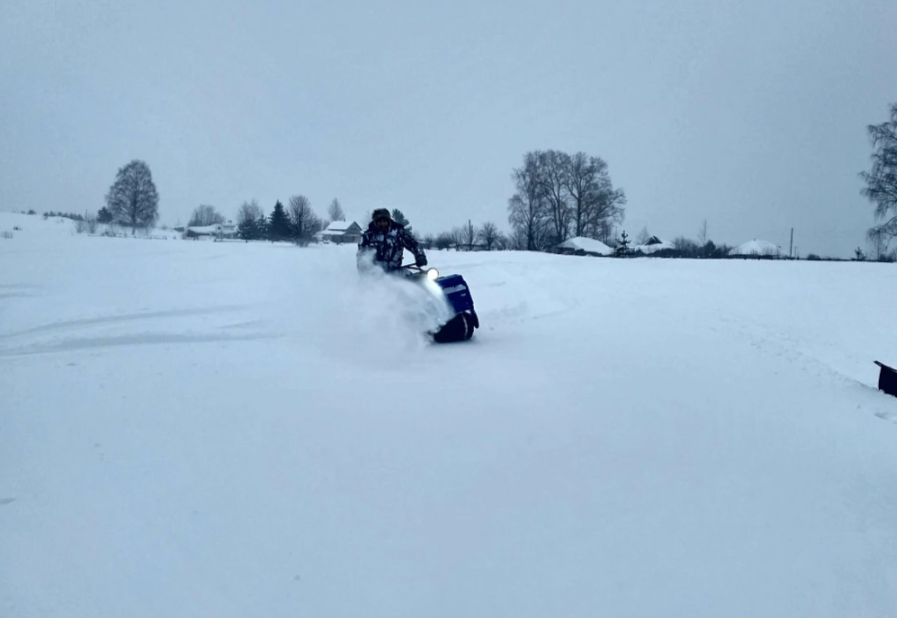 Мотобуксировщик Альбатрос-XLV 9 тележки, 1450 мм в Туле