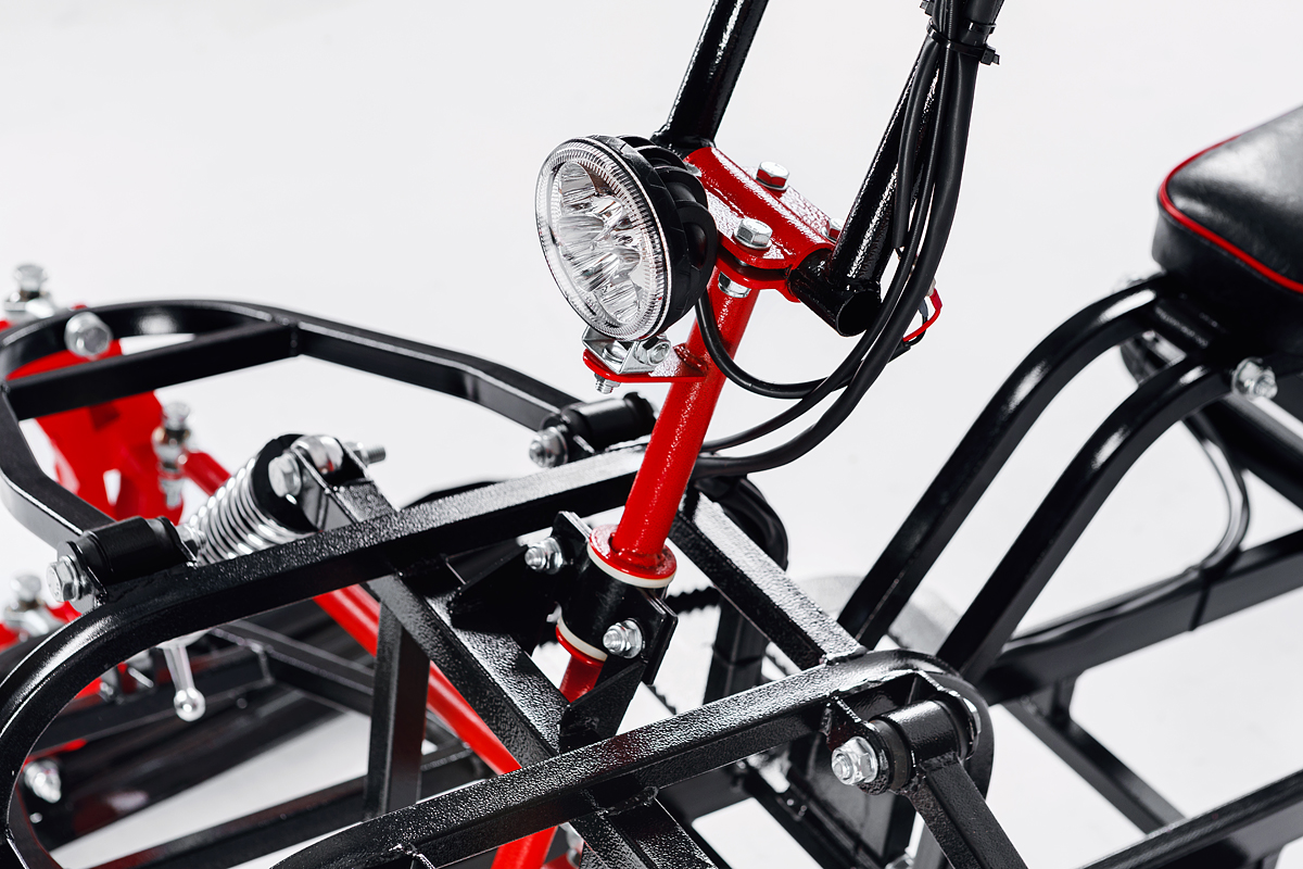 Лыжный модуль IKUDZO TERRAIN с подогревом ручек металлические лыжи в Туле