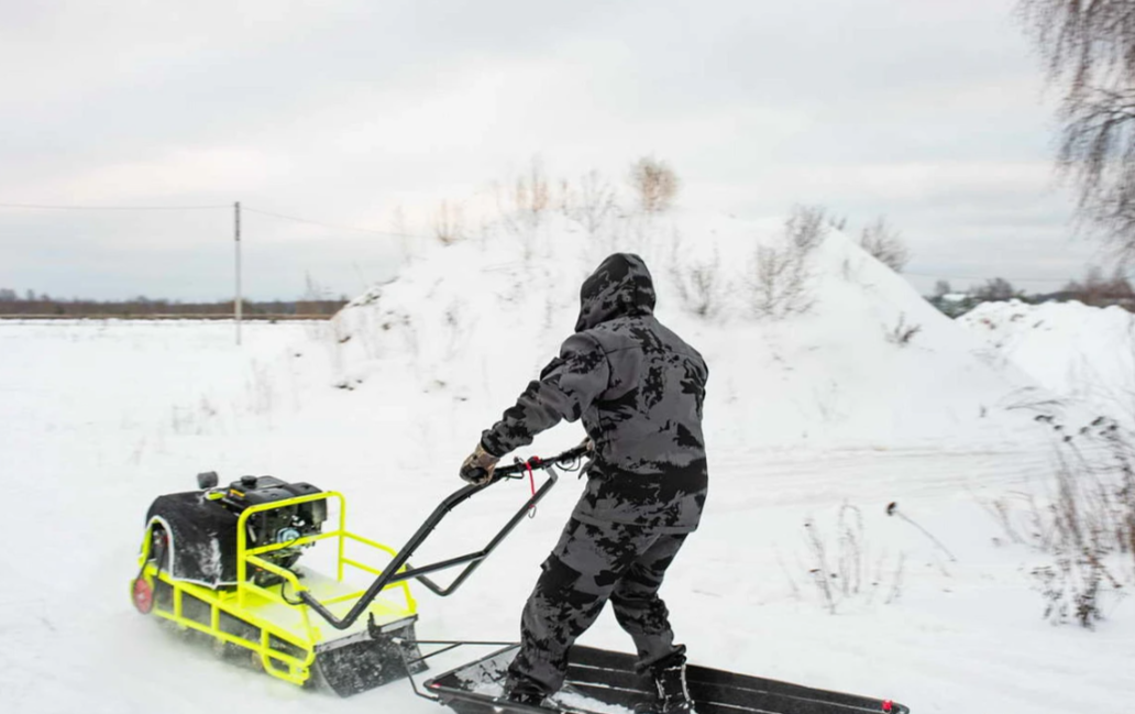 Мотобуксировщик Бурлак ХОЗЯИН-1 (капот ткань) в Туле