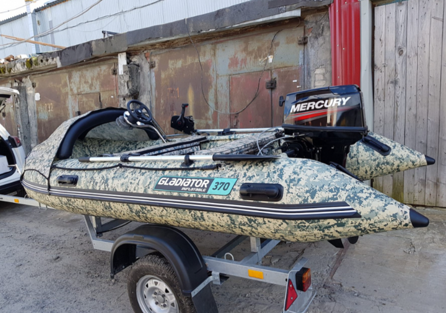 НАДУВНАЯ ЛОДКА GLADIATOR C370AL в Туле