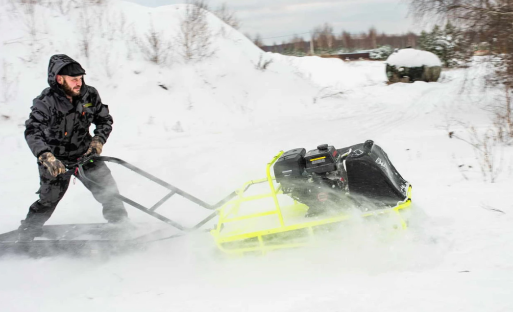 Мотобуксировщик Бурлак ХОЗЯИН-1 (капот ткань) в Туле