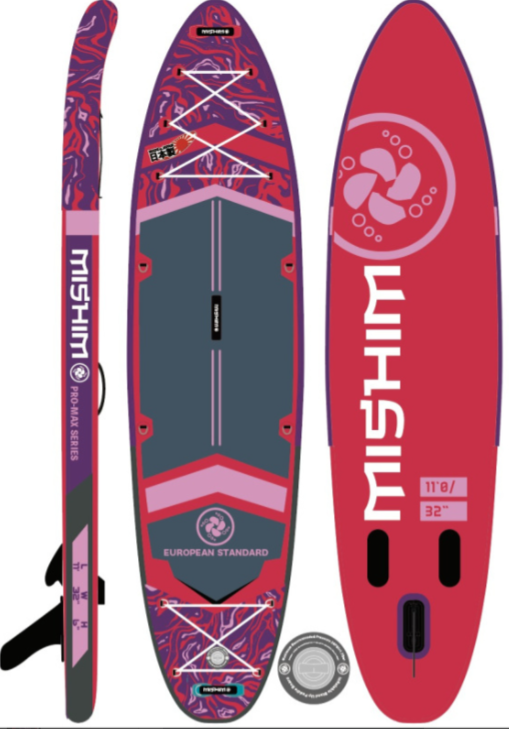 SUP (САП) Доска MISHIMO PRO-MAX Viva Magenta 10.8’ (330см) в Туле