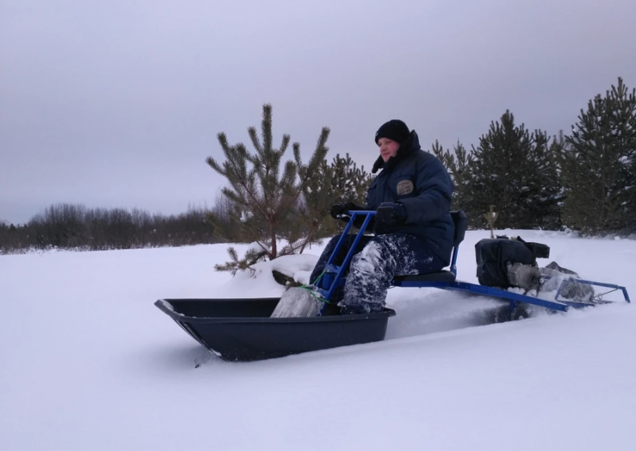 Мотобуксировщик толкач Альбатрос-XL8 с модулем. Без фары, тележки в Туле