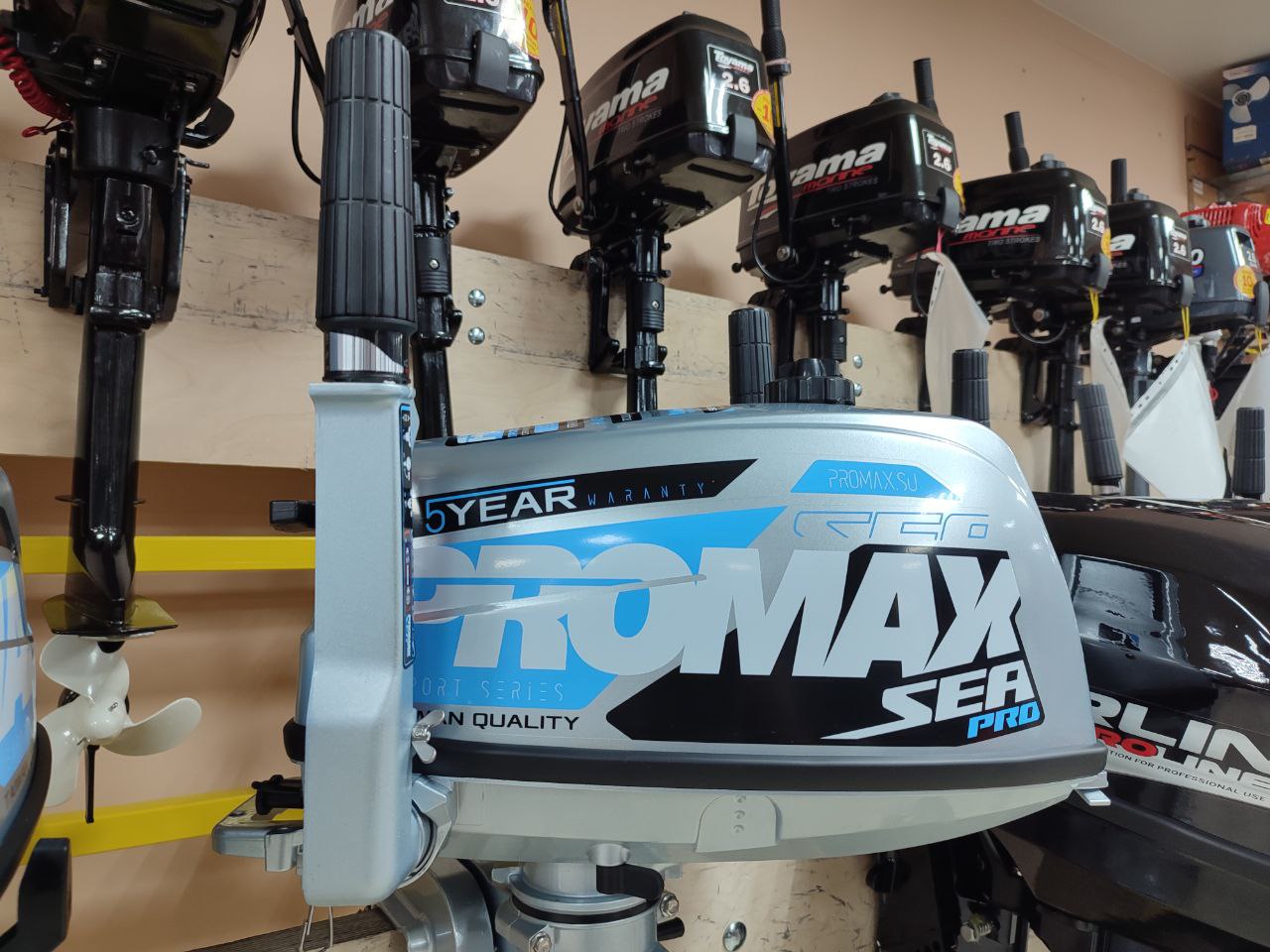 Лодочный мотор PROMAX SP5FHS (внешний бак 12 л) в Туле