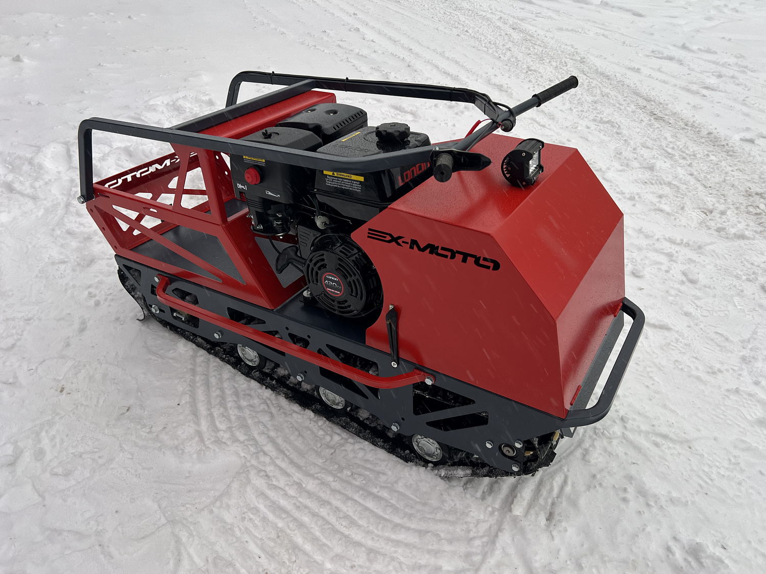 Мотобуксировщик EX-MOTO SNOWDOG S500 15л.с в Туле