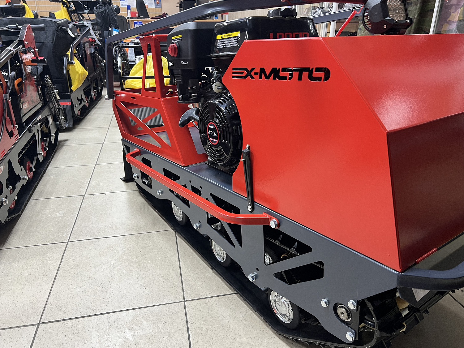 Мотобуксировщик EX-MOTO SNOWDOG S500 15л.с в Туле