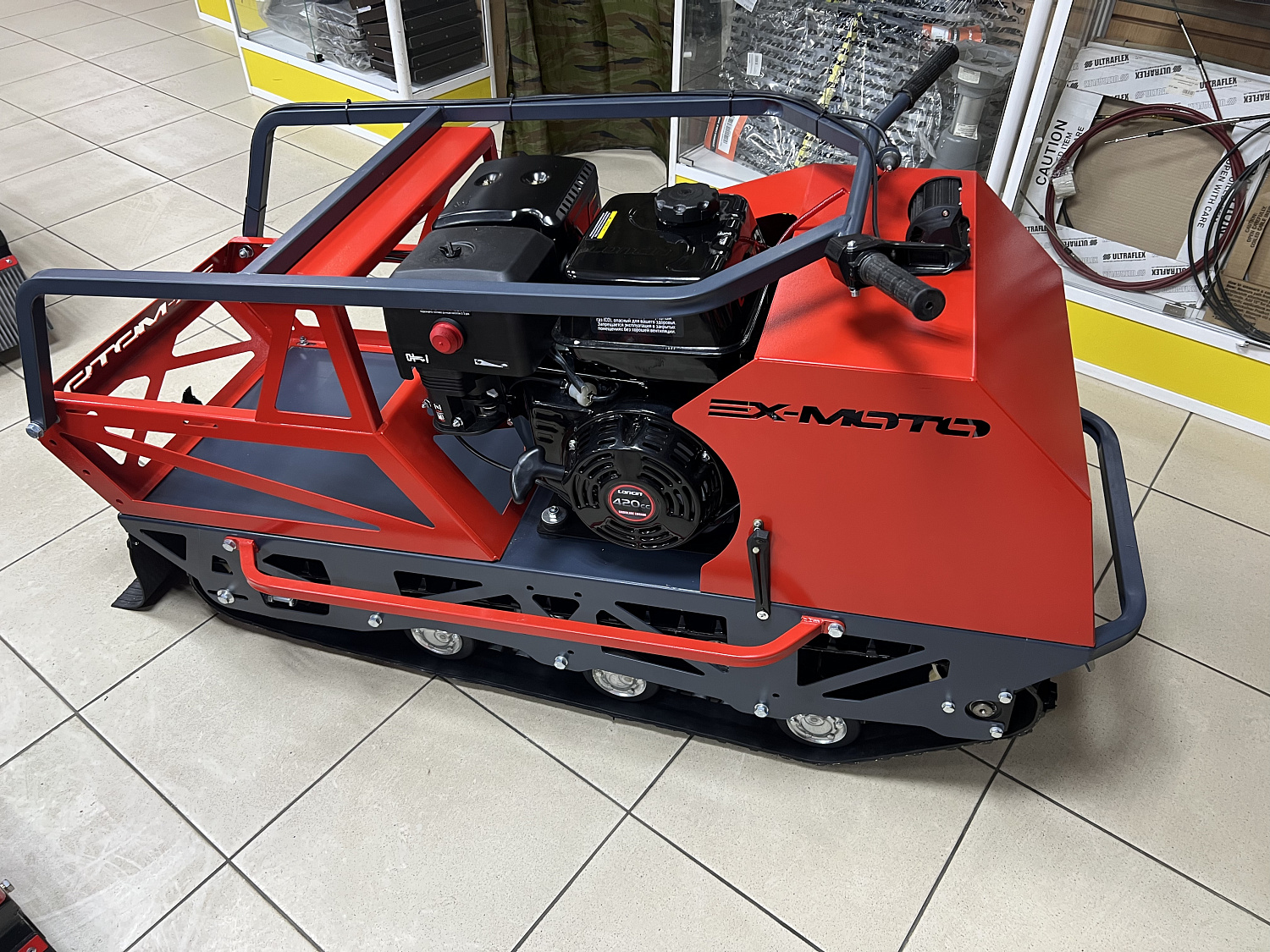 Мотобуксировщик EX-MOTO SNOWDOG S500 15л.с в Туле