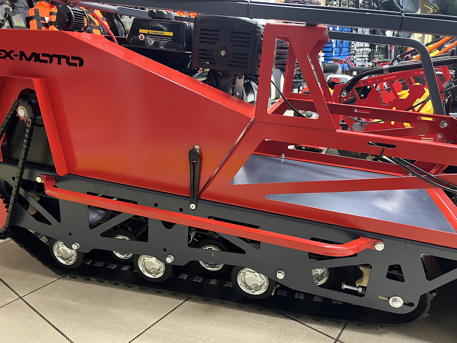 Мотобуксировщик EX-MOTO SNOWDOG S500 15л.с в Туле