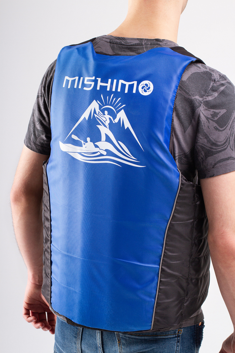 Жилет спасательный MISHIMO PRO Премиум качества Черно-синий в Туле