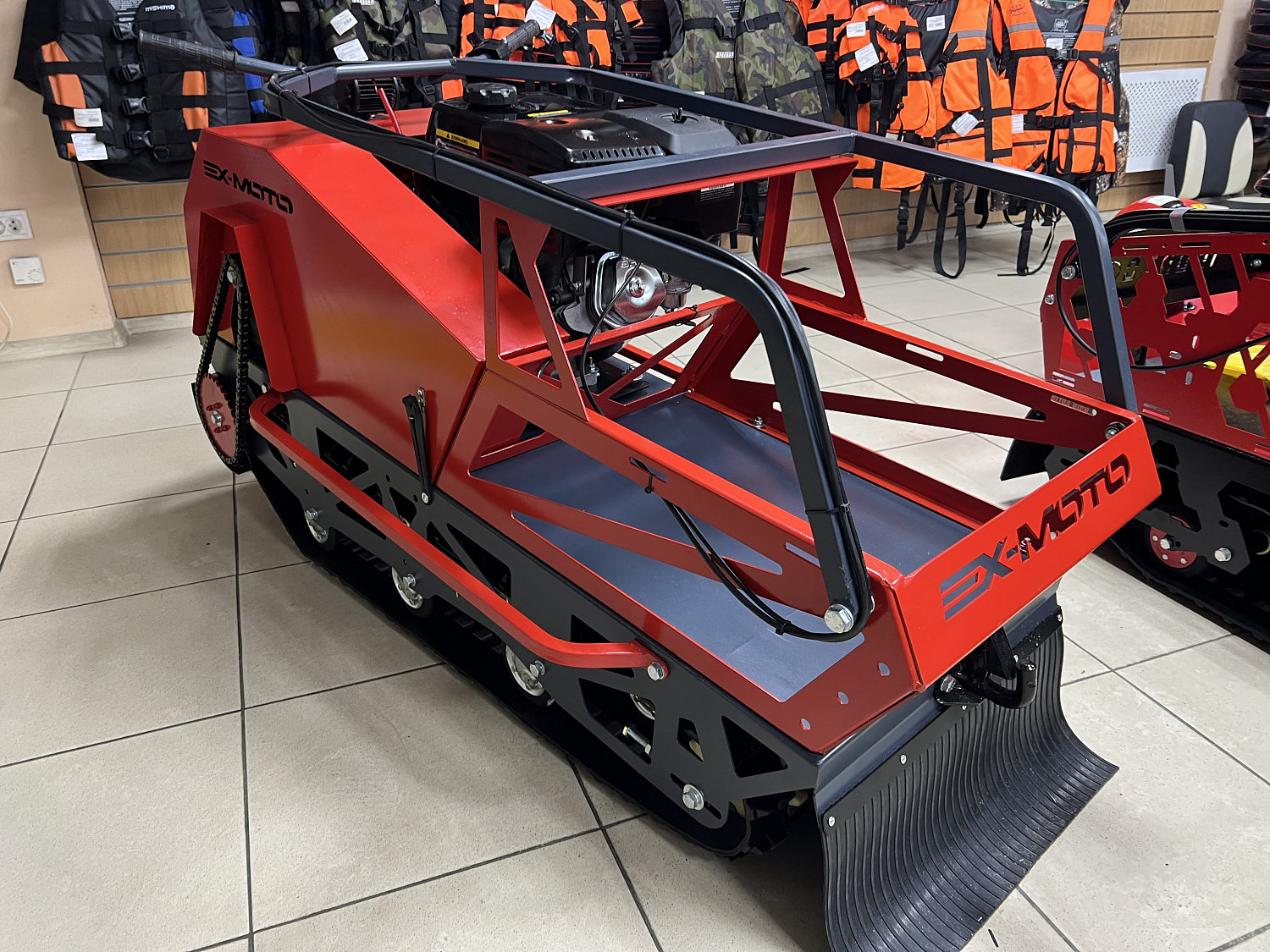 Мотобуксировщик EX-MOTO SNOWDOG S500 15л.с в Туле