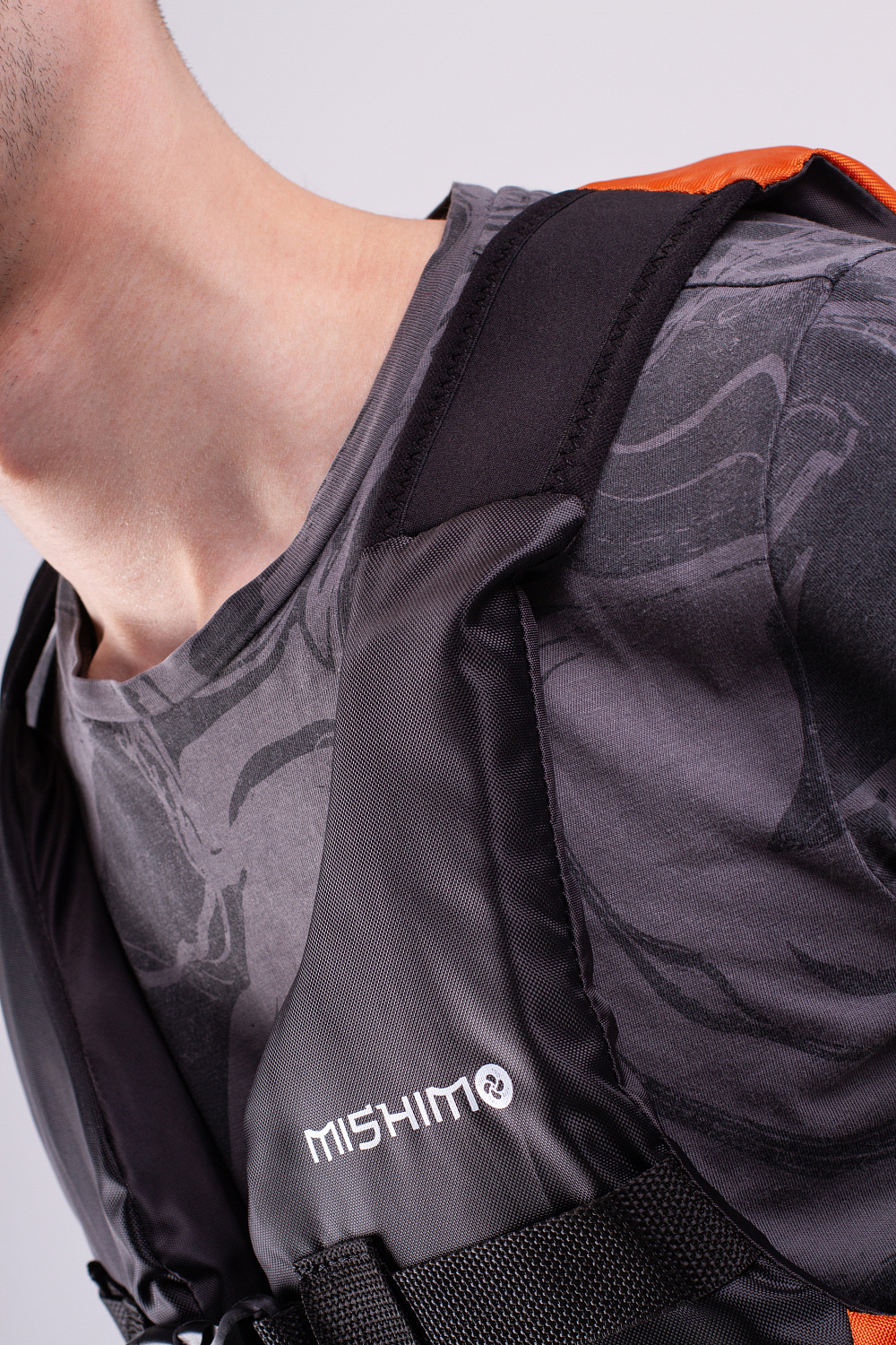 Жилет спасательный MISHIMO PRO Премиум качества Черно-оранжевый в Туле