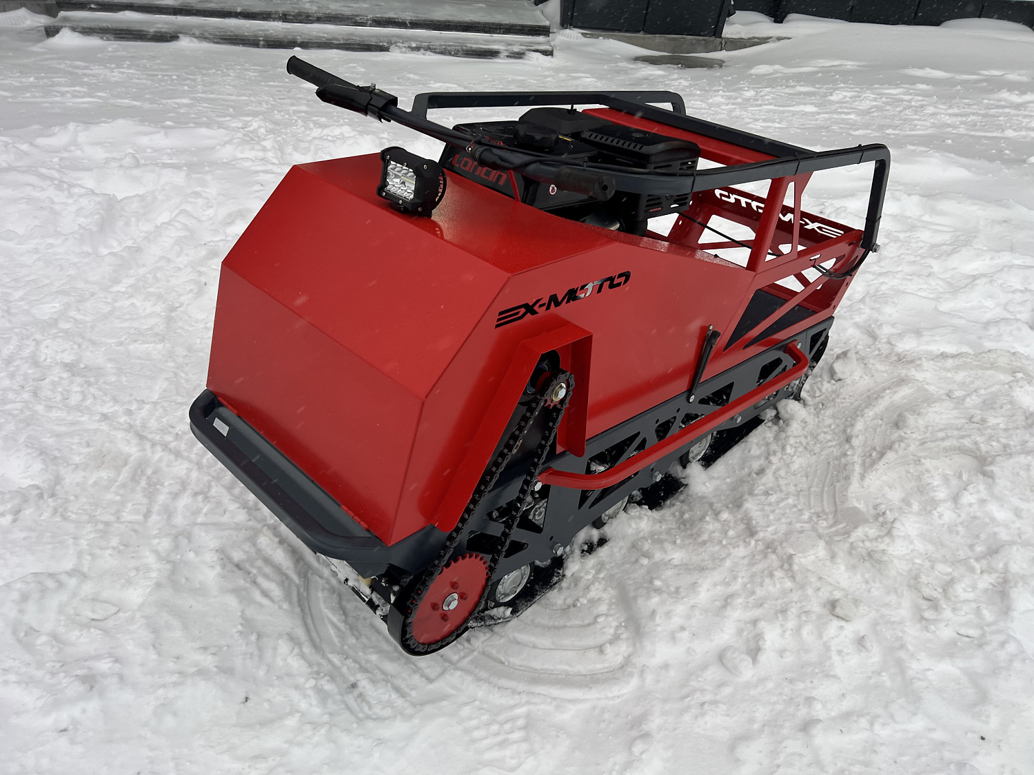 Мотобуксировщик EX-MOTO SNOWDOG S500 15л.с в Туле